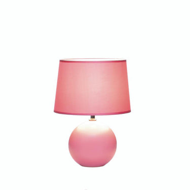 Pink Round Base Table Lamp - The Fox Decor
